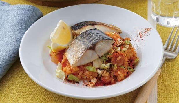 ノルウェー塩さばのジャンバラヤ風