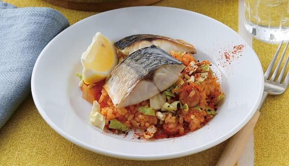 ノルウェー塩さばのジャンバラヤ風