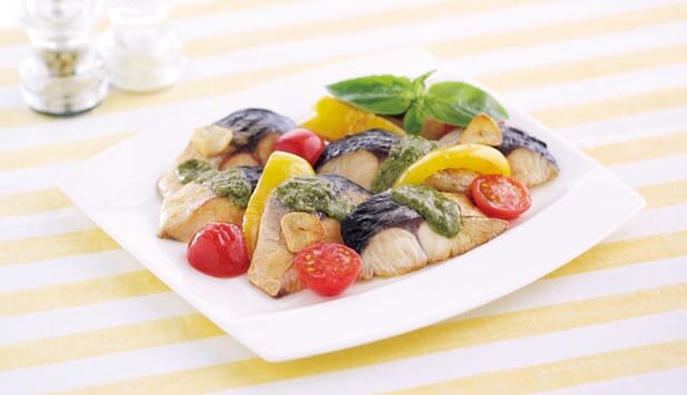 ノルウェー塩さばのバジル風味