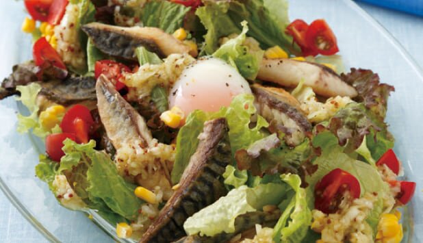 ノルウェー塩さばの夏野菜サラダ