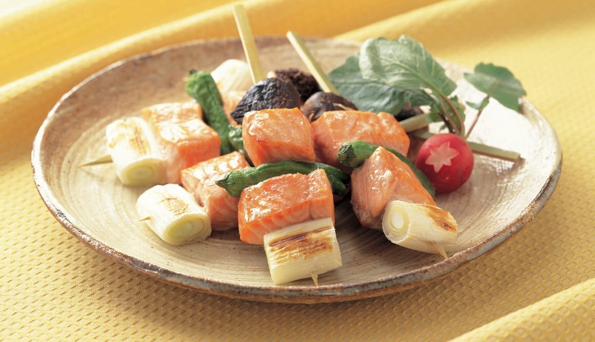 ノルウェーサーモンの香味焼き