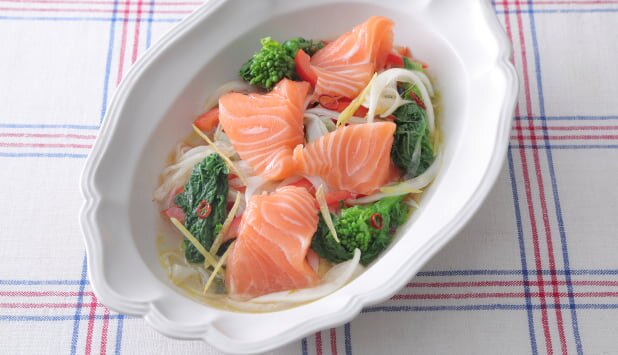 ノルウェーサーモンのジンジャーエールマリネ