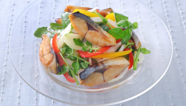 春のノルウェー塩さばマリネ