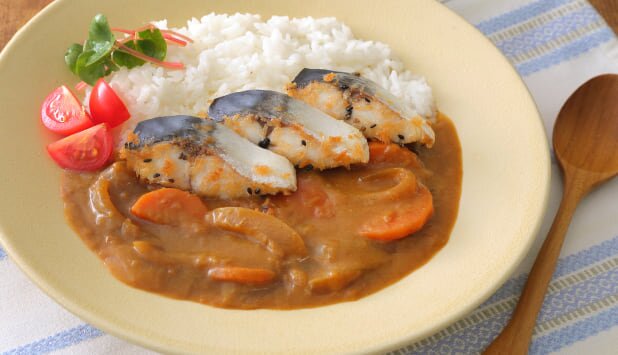 ノルウェー塩さばカレー