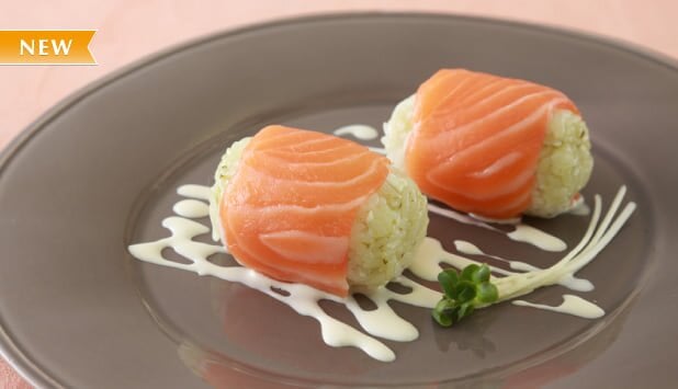 バジルごはんのノルウェーサーモンロール