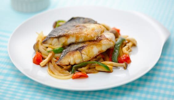 ノルウェー塩さばのポン酢バターソース