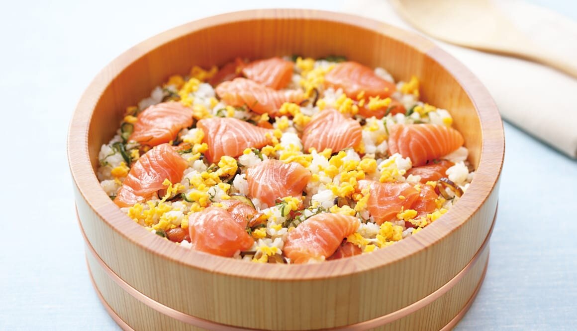 ノルウェーサーモンのさっぱりちらし寿司