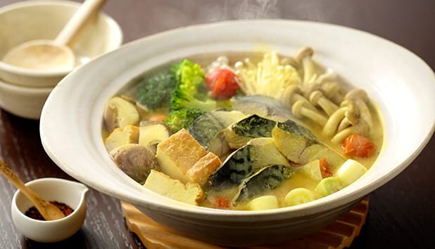 ノルウェー塩さばのミルクカレー鍋