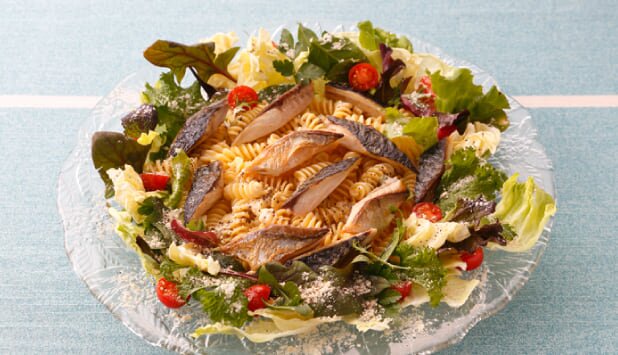 ノルウェー塩さばのパスタサラダ