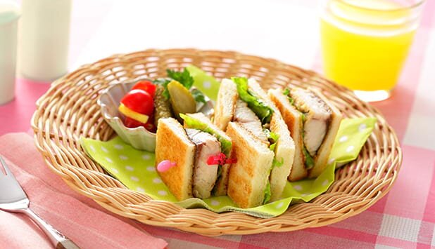 ノルウェー塩さばの照り焼きサンド