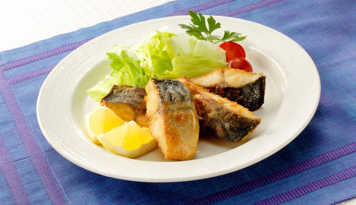 ノルウェー塩さばのフライパン唐揚げ