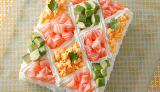 ノルウェーサーモン洋風彩りちらし