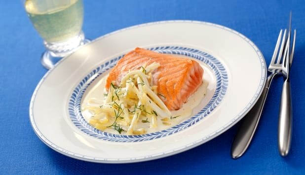 サーモンソテー・ノルウェー風
