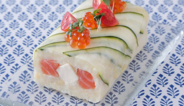 ノルウェーサーモンとポテトのプチテリーヌ