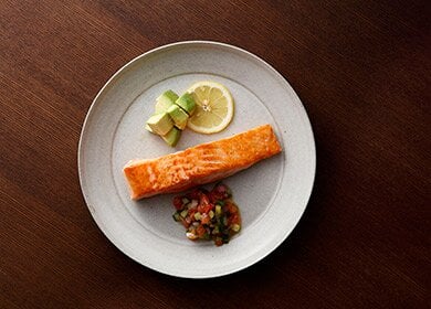 サーモン＆サルサソース