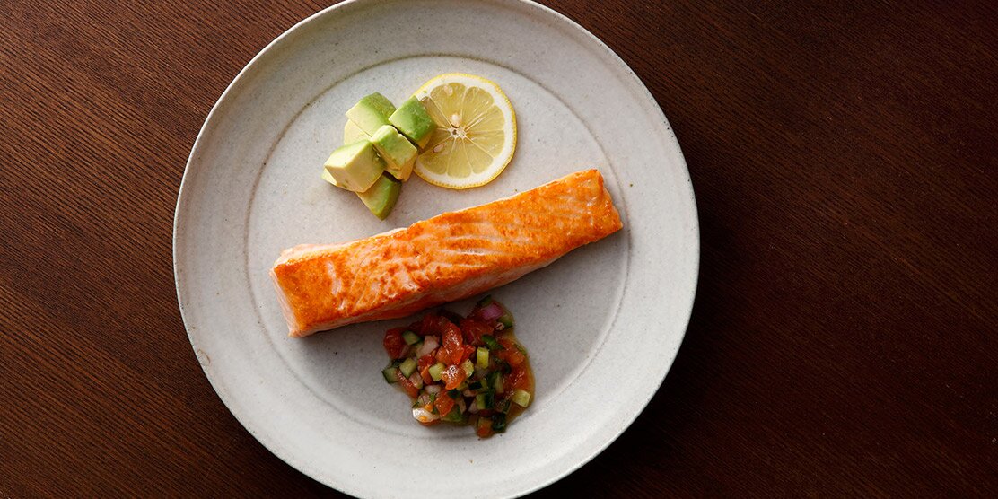 サーモン＆サルサソース