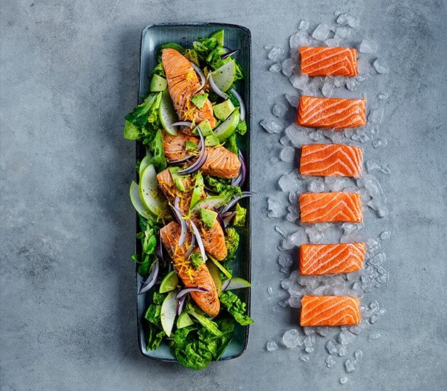 サーモンとレモンのオーブン焼き 