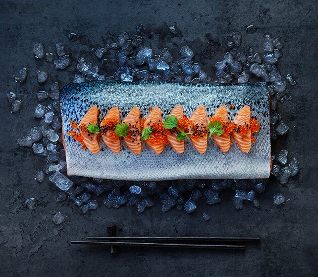 ノルウェー産サーモンの刺身